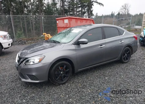 2017 Nissan Sentra S из США, поврежденный, VIN 3N1AB7AP0HY292496